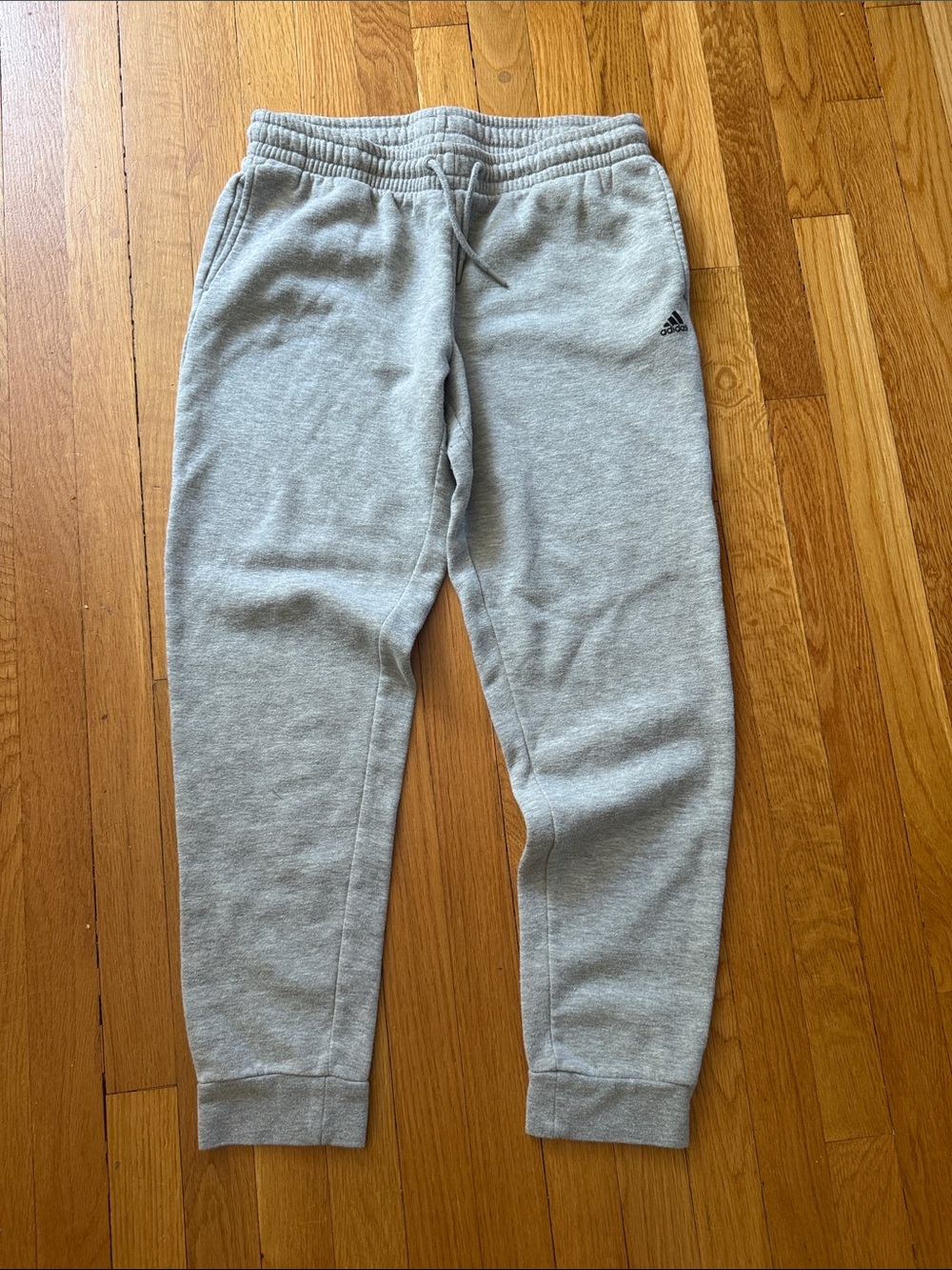 adidas Light Gray Men's Jogger Sweatpants